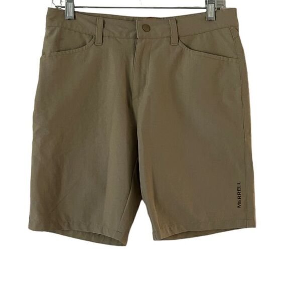 Merrell Tan Nylon Hiking Shorts Size 4 - Picture 1 of 13